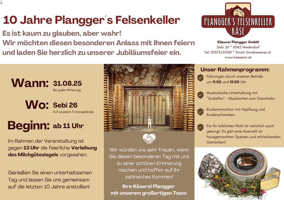 10 Jahre Plangger's Felsenkeller