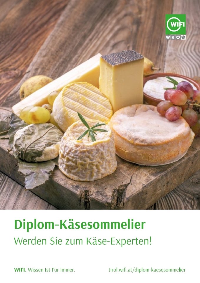 Ausbildung Diplom Käsesommelier/ière Tirol